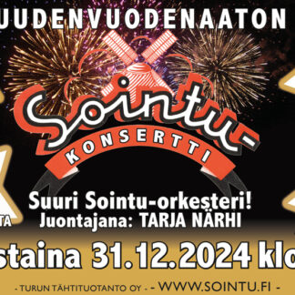 Ti 31.12. klo 19 Viimeinen Uudenvuodenaaton Sointu-konsertti